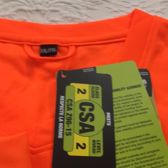 XL & XXL - Two Men’s High Visibility Tees by Forcefield - Picture 3 of 8